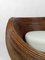 Sedie vintage a forma di baccello in bambù con tavolino da caffè, Italia, anni '70, set di 3, Immagine 2