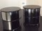 Space Age Style Nightstands in Lacquered Wood and Steel, 1970s, Set of 2, Image 12