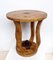 Table d'Appoint Style Art Déco en Loupe de Bois 4