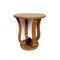 Mesa auxiliar estilo Art Déco de madera nudosa, Imagen 3