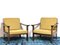 Vintage Danish Yellow Easy Chairs, 1960s, Danimarcaa, Set of 2 3