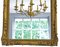 Grand Miroir Mural Antique en Chêne Doré 3