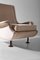 Italian Lounge Chairs in Beige Velvet by Marco Zanuso for Arflex, 1960s, Set of 2 4