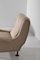 Italian Lounge Chairs in Beige Velvet by Marco Zanuso for Arflex, 1960s, Set of 2 8