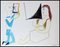 Después de Pablo Picasso, Human Comedy XVI, 1954, Litografía, Imagen 1