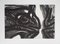 Bengt Lindstrom, Reptilian Character, Original Signed Engraving, Image 1