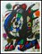 Joan Miro, Komposition V, 1977, Original Lithographie 1