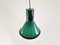 Green Glass Mini P&t Pendant Lamp by Michael Bang for Holmegaard, Denmark, 1970s, Image 3