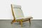 Deck Chairs AP71 with Footstool attributed to Hans Wegner for Ap Stolen, Denmark, 1968, 1970s, Set of 4, Image 1