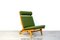 Deck Chairs AP71 with Footstool attributed to Hans Wegner for Ap Stolen, Denmark, 1968, 1970s, Set of 4 19