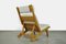 Deck Chairs AP71 with Footstool attributed to Hans Wegner for Ap Stolen, Denmark, 1968, 1970s, Set of 4, Image 16