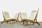 Deck Chairs AP71 with Footstool attributed to Hans Wegner for Ap Stolen, Denmark, 1968, 1970s, Set of 4, Image 13