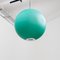 Italian Turquoise Ceiling Lamp by Fontana Arte 3