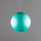 Italian Turquoise Ceiling Lamp by Fontana Arte 1