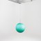 Italian Turquoise Ceiling Lamp by Fontana Arte 4