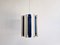 Blue and White Pendant Lamp by Yki Nummi for Orno, Finland, Mexico, 1960s, Image 1