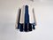 Blue and White Pendant Lamp by Yki Nummi for Orno, Finland, Mexico, 1960s 3