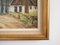 Scandinavian Artist, The Farm Under the Willows, 1960s, Oil on Canvas, Framed, Image 5