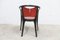 Baumann Armchairs Model Diese in Colour Wengé and Red from Pagnon Pelhaître, Set of 6 20