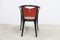 Baumann Armchairs Model Diese in Colour Wengé and Red from Pagnon Pelhaître, Set of 6, Image 20