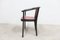 Baumann Armchairs Model Diese in Colour Wengé and Red from Pagnon Pelhaître, Set of 6 23