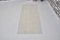 Anatolian Vintage White Rug, 1960a 1