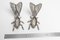 Mini Fly Ashtrays in Stainless Steel, 1970s, Set of 2, Image 3