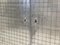Silberner Vintage Kleiderschrank 8