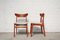 Mid-Century Danish Teak and Wool Dining Chairs from Schiønning & Elgaard, 1960s, Set of 4 3