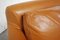 Vintage Italian Cognac Leather Club Lounge Chair from Giovanni SFORZA Collection 22