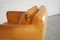 Vintage Italian Cognac Leather Club Lounge Chair from Giovanni SFORZA Collection, Image 16