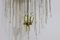 Lámpara de araña en cascada de cristal de Murano de Mazzega, años 70, Imagen 10