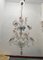 Large Venetian Murano Glass Harlequin Chandelier, 1960s 9