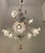 Lámpara de araña arlequín veneciana grande de cristal de Murano, años 60, Imagen 10