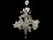Lámpara de araña arlequín veneciana grande de cristal de Murano, años 60, Imagen 8