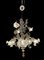 Lámpara de araña arlequín veneciana grande de cristal de Murano, años 60, Imagen 5