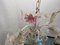 Lámpara de araña arlequín veneciana grande de cristal de Murano, años 60, Imagen 20