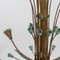 Lámpara de araña italiana con decoración floral, Imagen 4