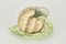 Italian Ceramic Snail on Cabbage Saucière, 1970s, Set of 2, Image 6
