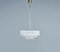 Glass and Brass Chandelier from Doria Leuchten, 1960s 2