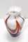 Vintage Orange, White and Blue Murano Glass Vase attributed to Carlo Moretti, 1970s, Image 7