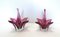 Vintage Pink Murano Glass Trinket Bowls, Italy, 1950s, Set of 2 6