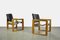 Vintage Scandinavian Saddle Leather Safari Lounge Chairs, 1970s , Set of 2, Image 5