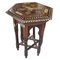 Arabian Low Side Table with Inlays, Image 1