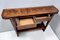 Vintage Walnut Console Table attributed to Paolo Buffa with Two Drawers, Italy, 1950s 9