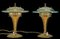 Brass and Glass Table Lamps attributed to Pietro Chiesa for Fontana Arte, 1950s, Set of 2 1