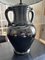 Lámpara de cerámica negra, años 70, Imagen 7