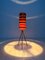 Lámpara de pie danesa de teca curvada, años 60, Imagen 2