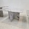 Italian Bianco Carrara Marble Coffee or Side Tables, 1980s, Set of 3 13