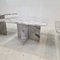 Tavolini da caffè in marmo bianco di Carrara, Italia, anni '80, set di 3, Immagine 13